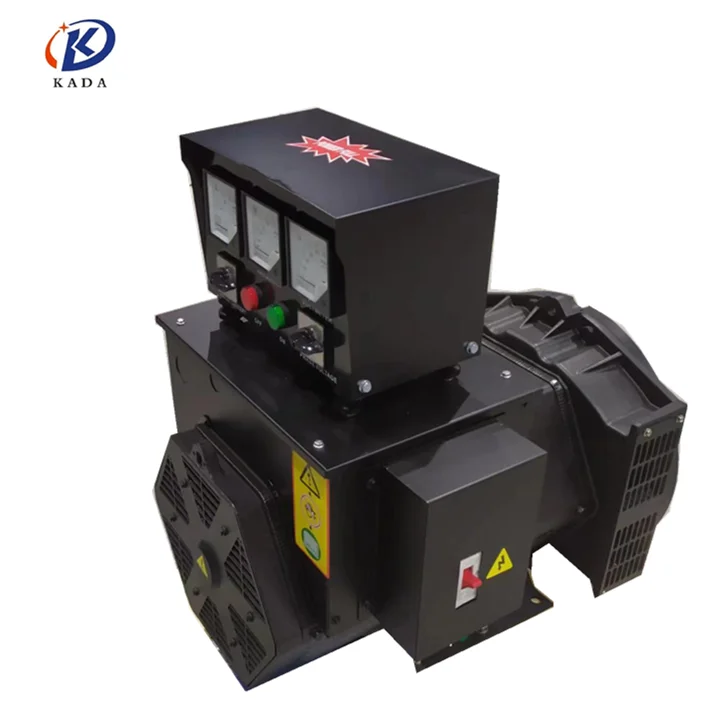 Kada 37.5kva 30kw brushless alternator with panel meters and pulley