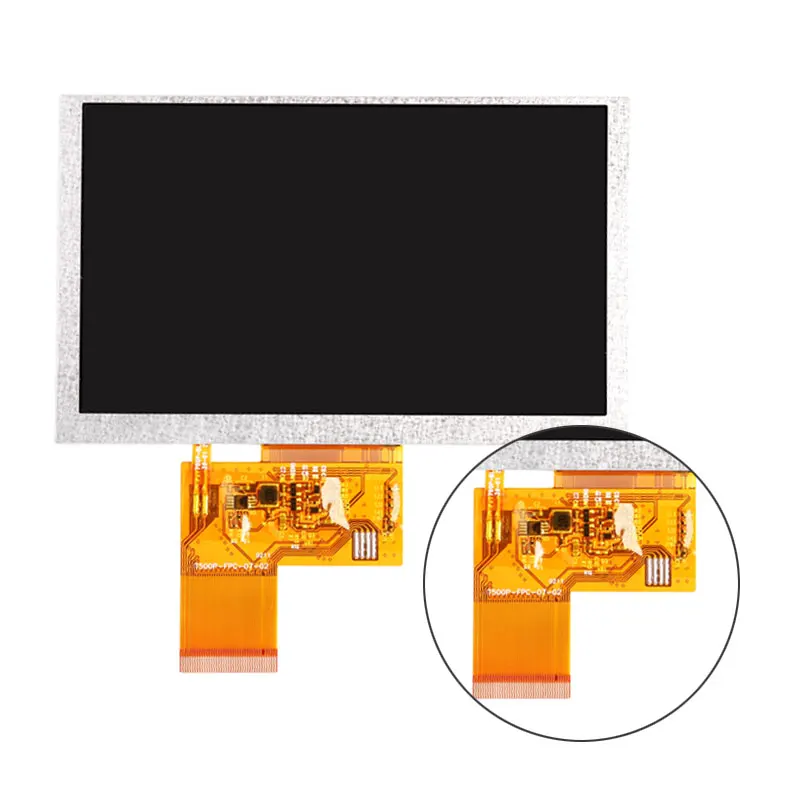  5 дюймов 800(RGB)* 480 пикселей IPS экран 24 бит RGB модули ЖК-дисплеев ЖКД на тонкопленочных транзисторах