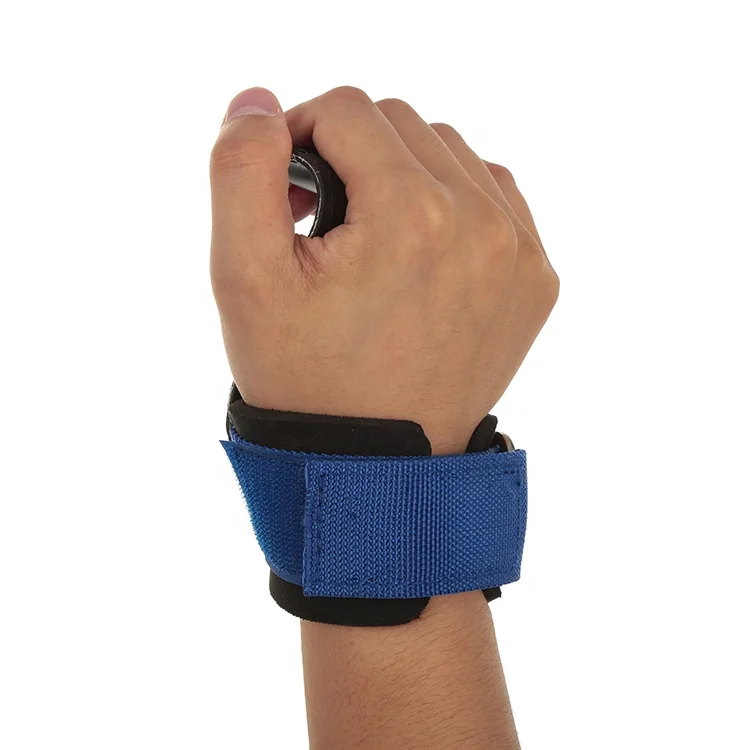 
Lifting Grips PRO Weight Gloves Best Heavy Duty Straps to Power Hooks Deadlifts Adjustable Neoprene Padded Wrist Wrap 