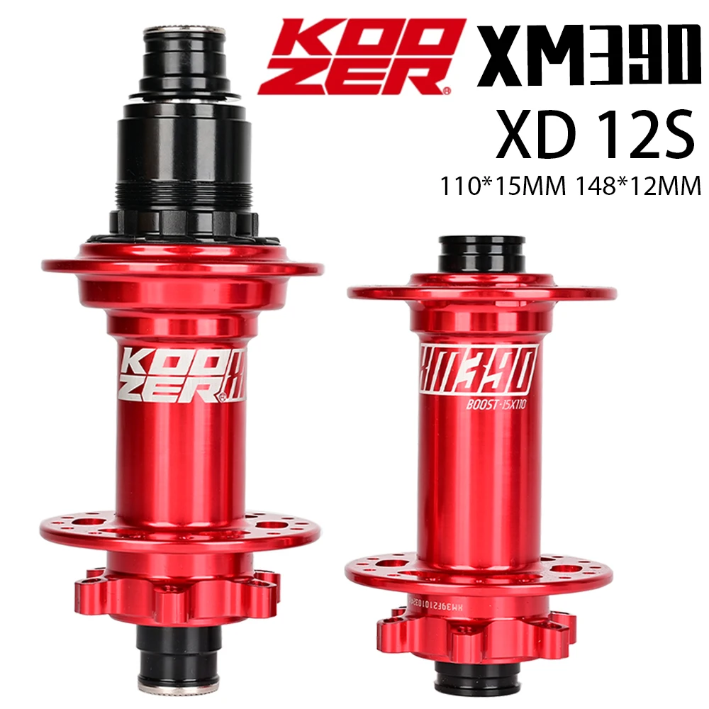 KOOZER XM390 BOOST 32H дисковый подшипник ступица для горного велосипеда Передняя Задняя Ступица с 6 болтами