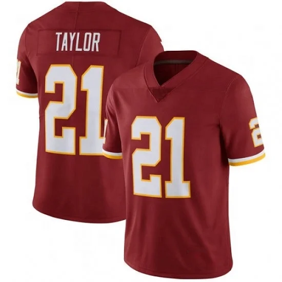 Custom Stitched Burgundy 21 Sean Taylor American Football Jerseys