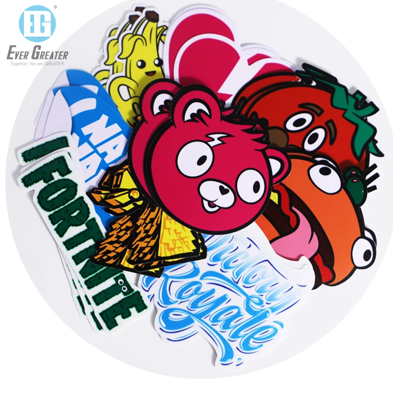 High Quality Self Adhesive Waterproof Sticker Clean PVC Label UV Printing Die Cut Vinyl Stickers