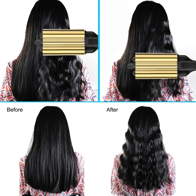 triple magic hair curler curling machine hair roller with factory price