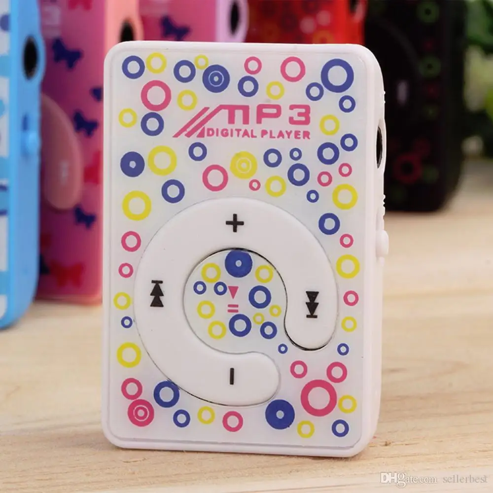 Качество печати мини клип MP3 плеера с Micro TF/SD слот для карт памяти 5 видов