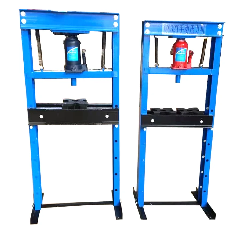 workshop 12 ton  hydraulic shop press machine with double pump