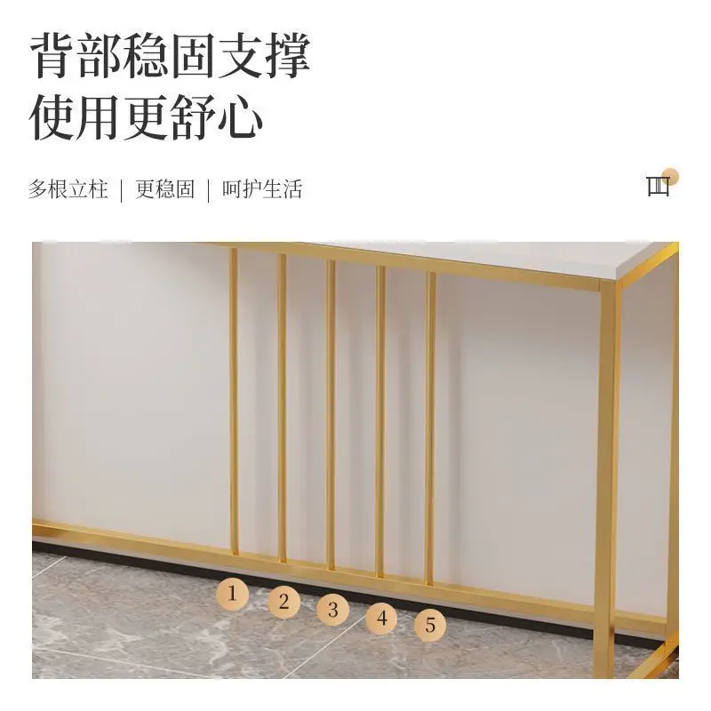 small elegant metal hallway gold marble console tables table modern living room furniture for command center minimalist 1piece