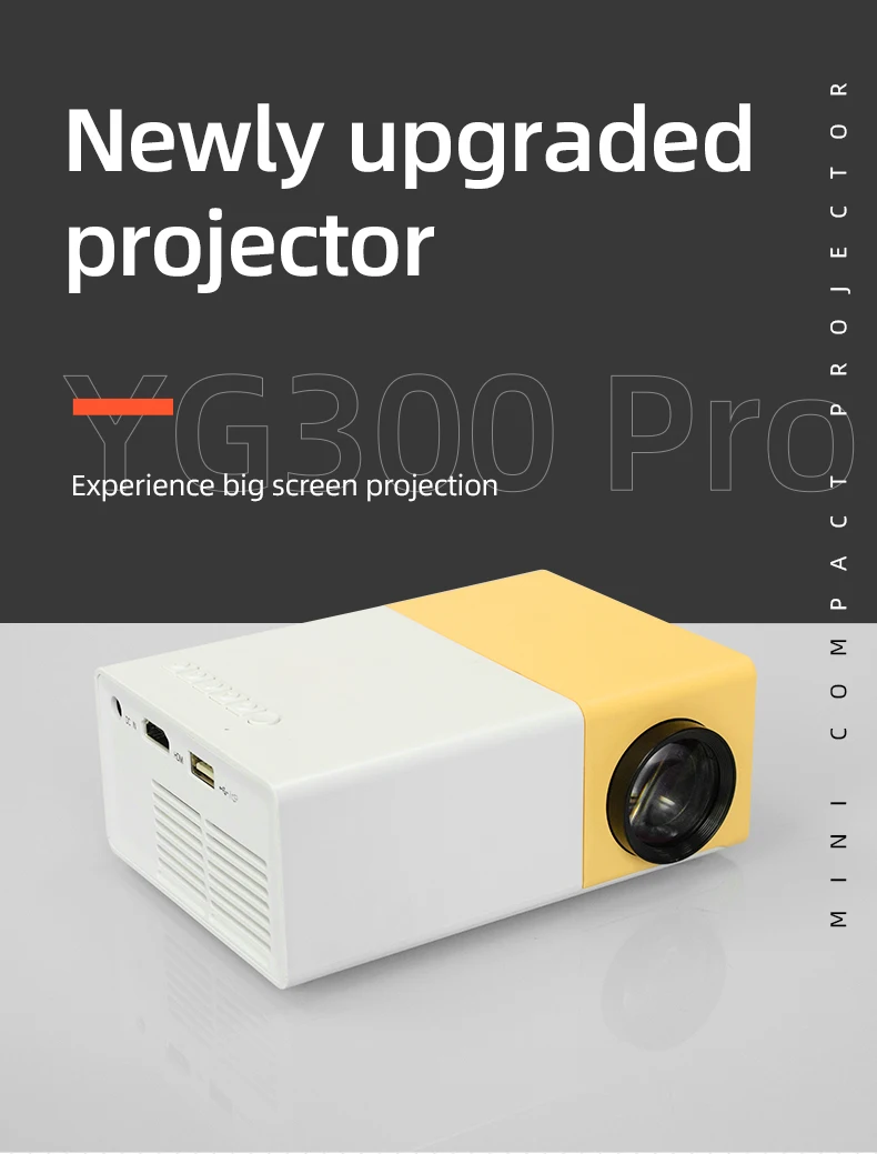 Портативный светодиодный мини-проектор J9 Pro проектор для мобильных телефонов выше чем yg300 карманный смартфон HD телефона домашний