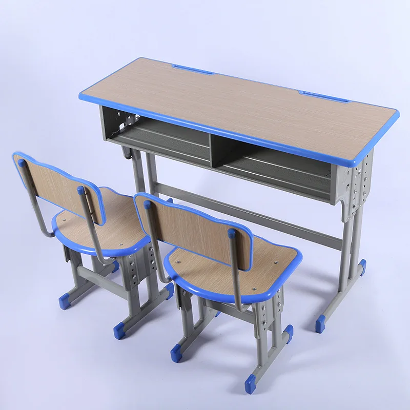 
Factory Price Custom School Furniture Student Desks Chairs Modern Practical Study Desks Set 