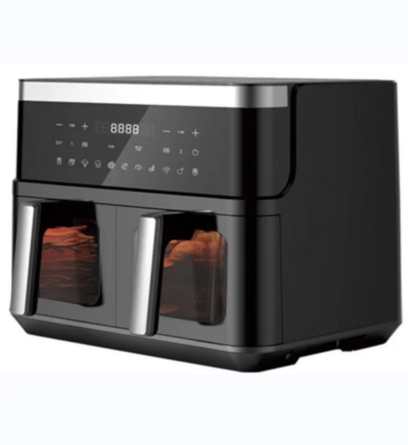 New factory Dual  Pot 8L Air Fryer Digital Visivle Air Fryer Oven Smart Air Fryer