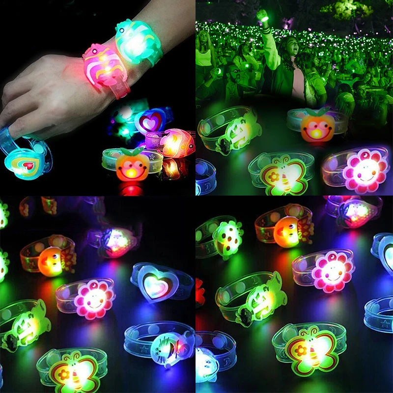 LED Cartoon Figure Light Flash Watch Child Electronic Luminous Toy Children Birthday Xmas Gift Luminous Wristwatches Dropship