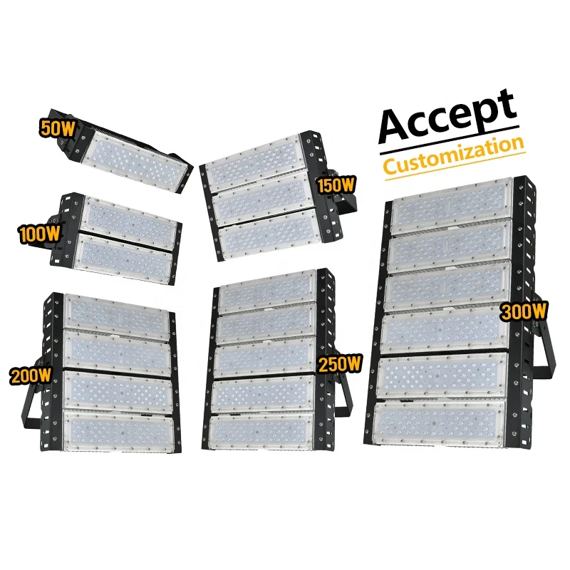 Die-Casting Aluminum Waterproof Ip67 Stadium Lamp Outdoor 200 400 600 800 1000 1200 W Led Flood Light