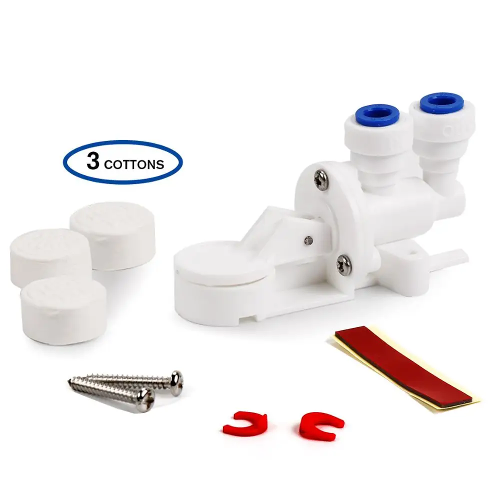 Клапан останова утечки воды для обратного осмоса и системы фильтрации воды под раковиной, автоматический клапан отключения воды