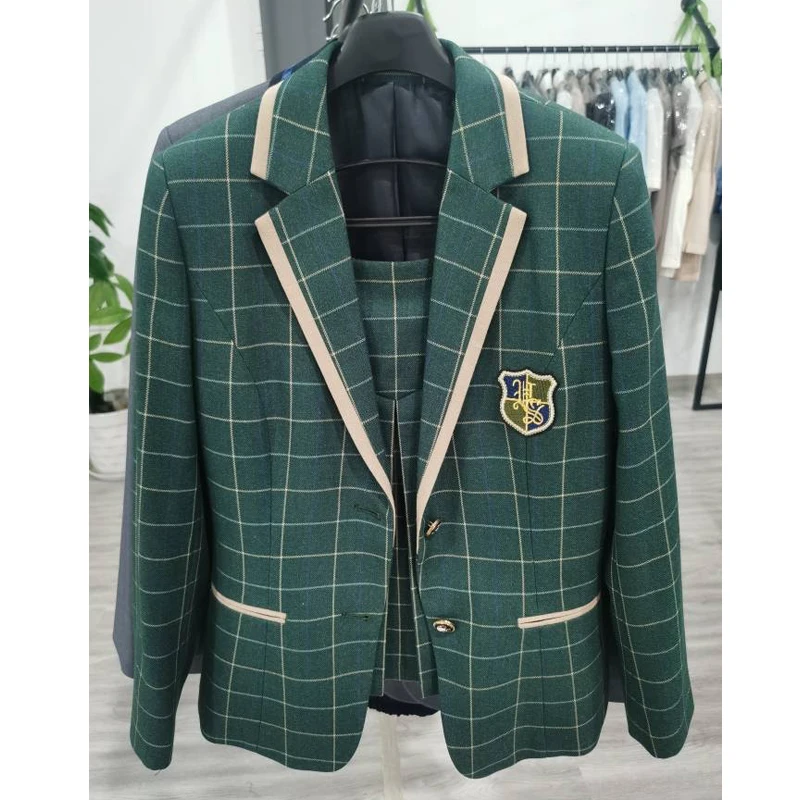 Custom School Uniform Boy& Girl Jacket Design Custom-order School Clothing Primary School Uniforms with Skirt or Pants