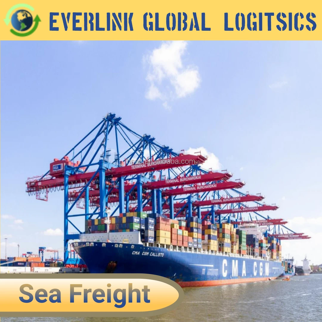 ocean sea freight forwarder shipping containers companies logistics cost rate from china door to door service to europe france