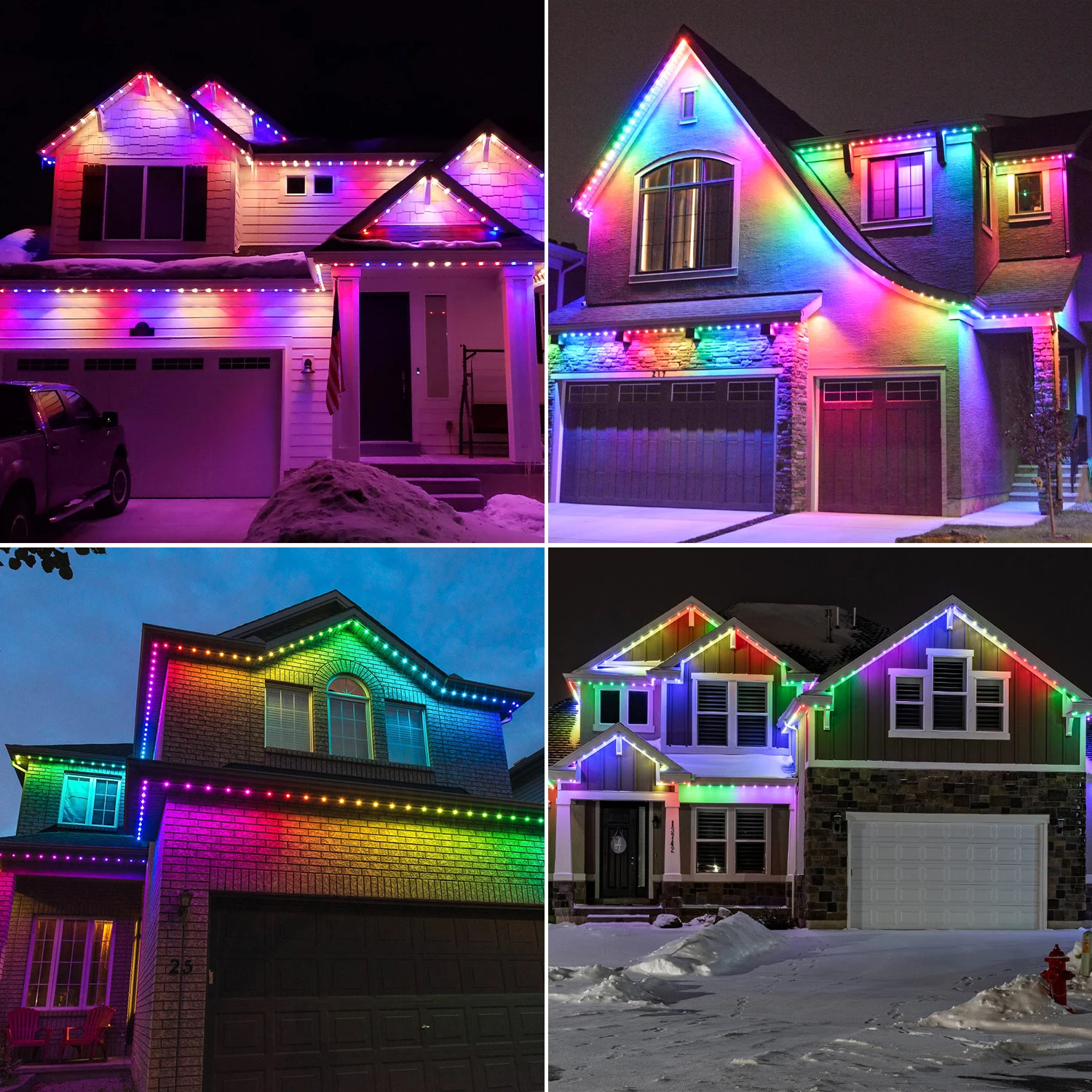 gouly Manufacturer Wholesale Rgb + White 3500K  4100K with Tracks Hotel Holiday Time Christmas Point Led Pixel Lights