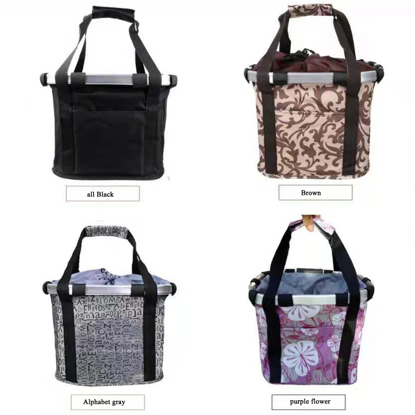 Detachable bicycle basket riding equipment in front