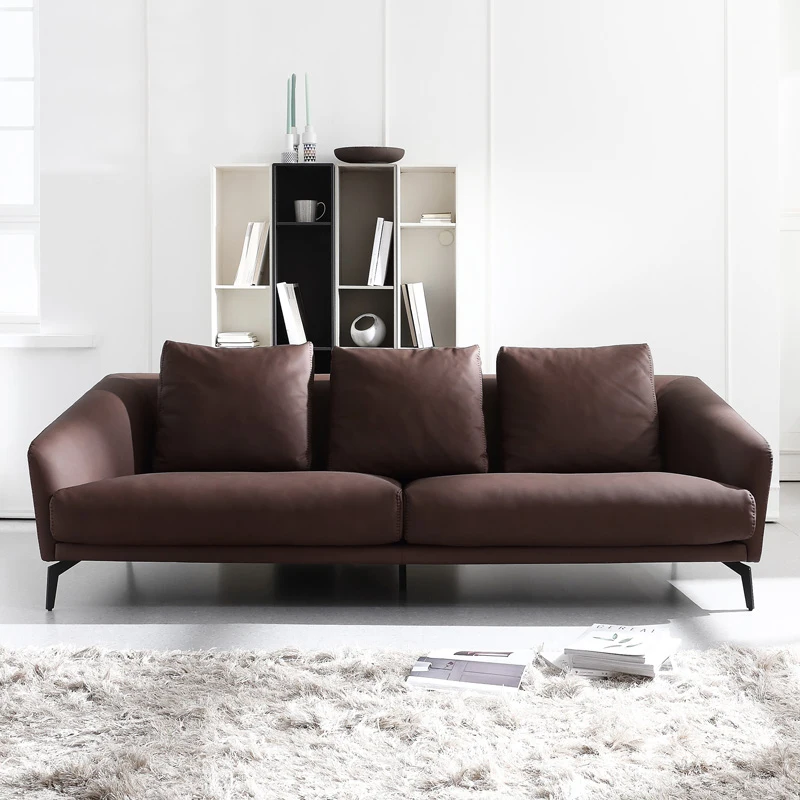 Italian Living Room Sofa  Modern Living Room Furniture Sofa Leather Sofa