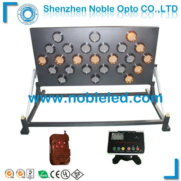 road construction traffic road sign 25 Lamps Remote Control Vehicle
