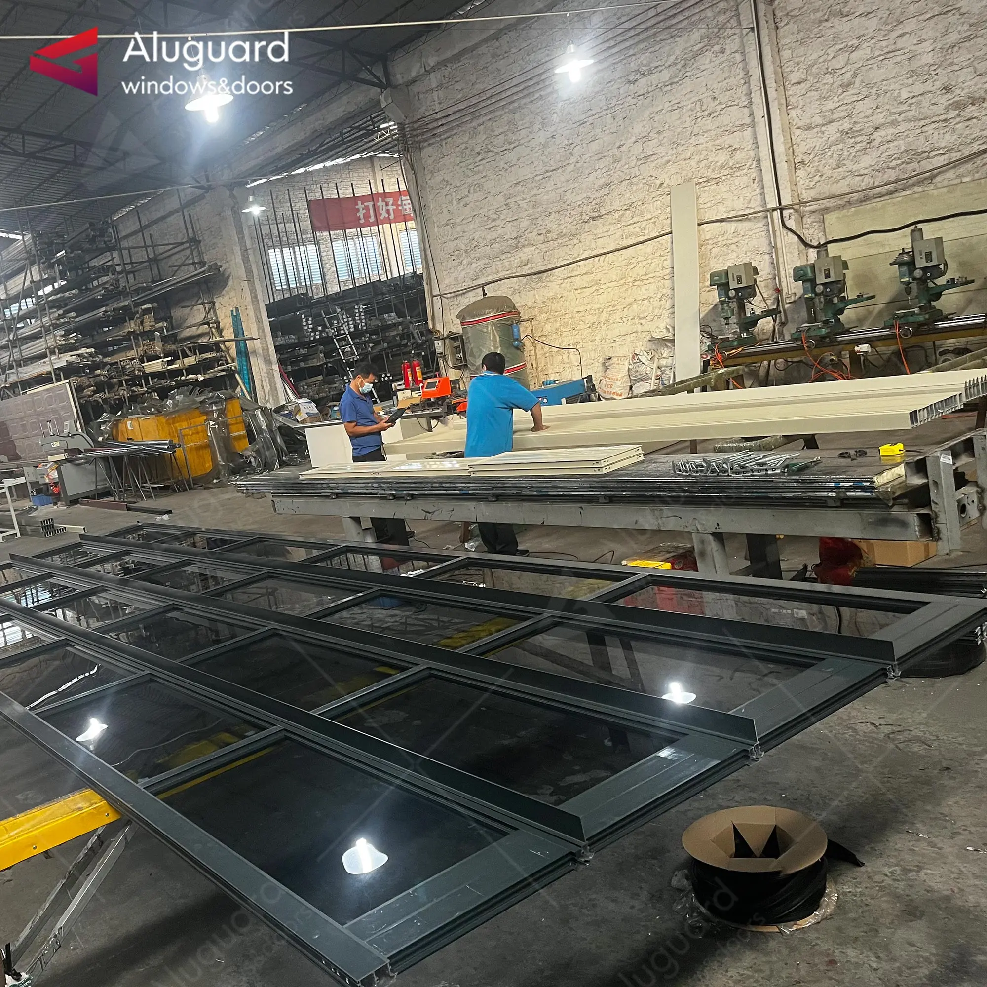 Modern Aluminum black garage doors High quality horizontal folding garage doors Superior supplier new designelectric garage door