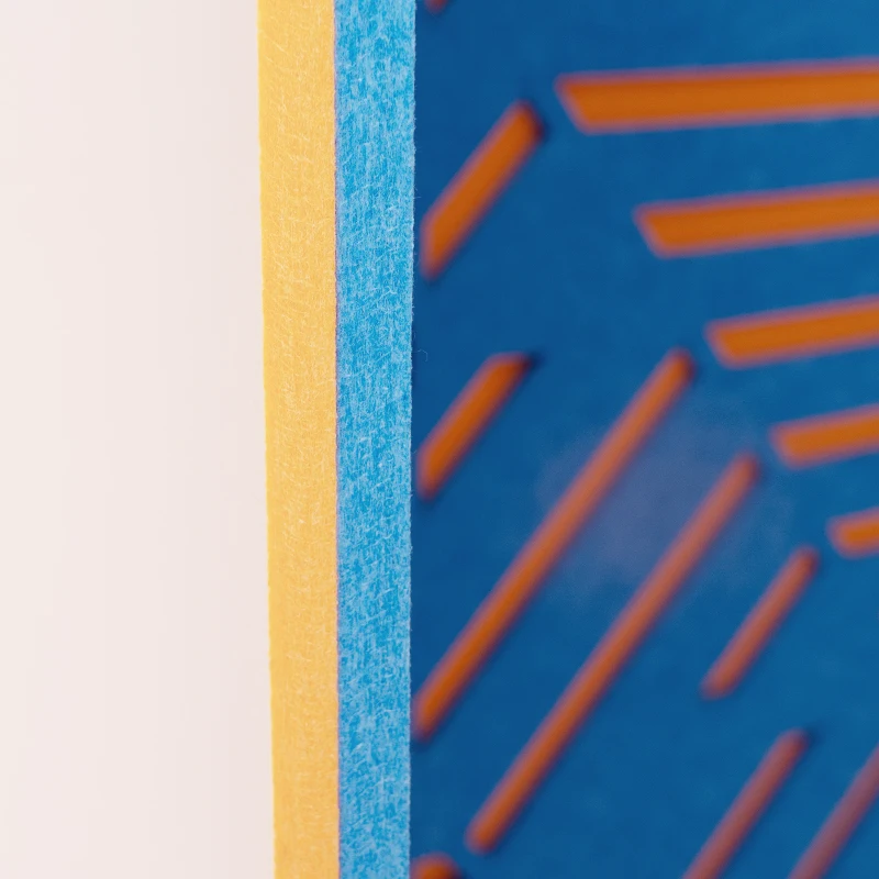 Good Quality Material Polyester Acoustic Panel New Style Office Partition Double Carved Screen Connected By Elastic Bands