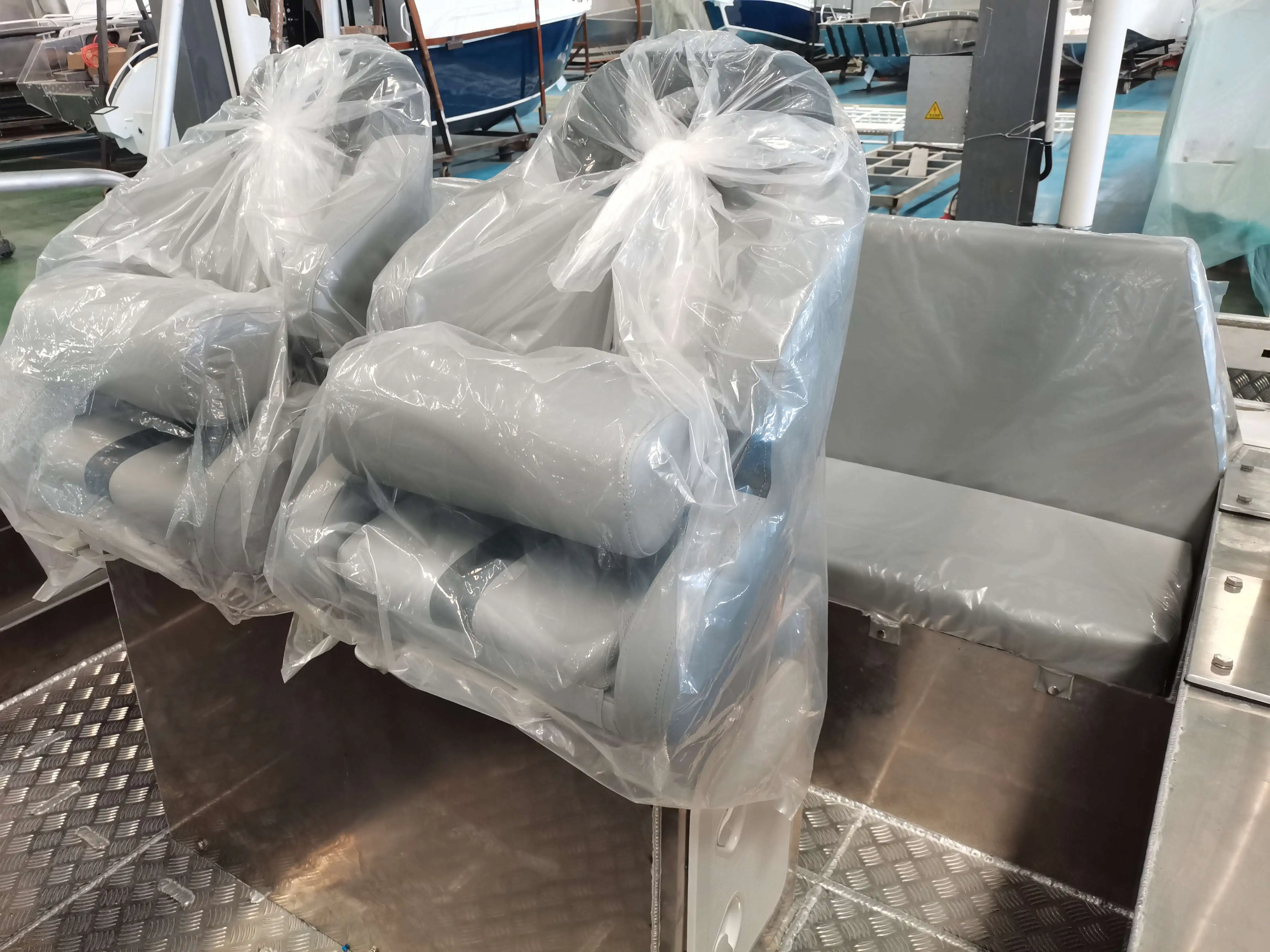 30ft 9x3m aluminum work diving boat alloy cargo barge landing craft for sale