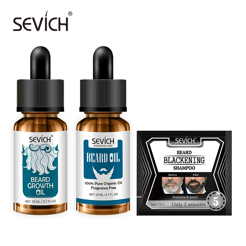 Natural Organic Beard Growth Oil For Men Beard Balm private label organic kit