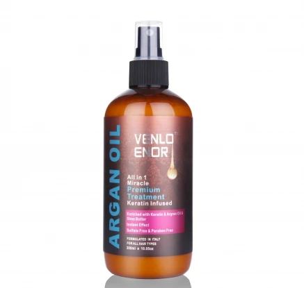 
All In 1 Premium Treatment Argan oil Keratin Infused Moisturize Instantly Effect For Long-lasting Hairstyle 
