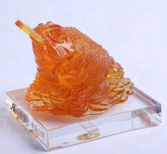2015 best selling Wealth l frog as premium gift for office and home office decor