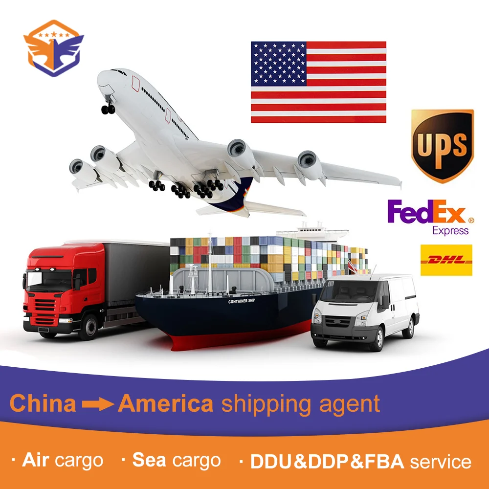 Cheapest Air/Sea shipping to USA DDP DDU shipping agent amazon FBA ship from china freight forwarder