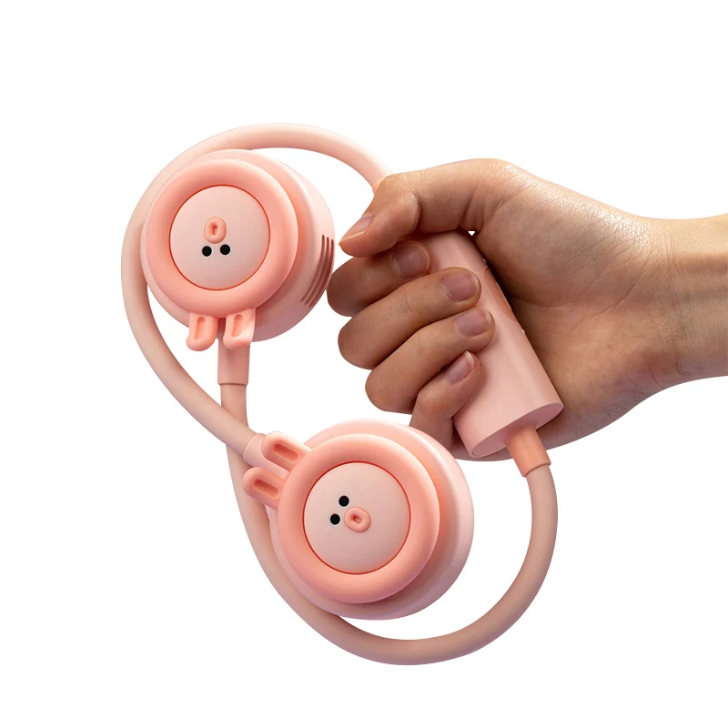 Ленивый бесшумный USB складной шейный подвесной бесшумный вентилятор для охлаждения воздуха спортивный мини-вентилятор с шейным ободом