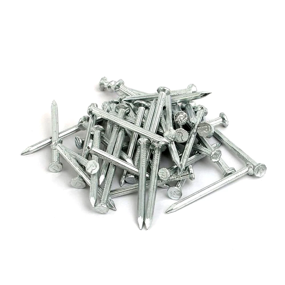 China Importer Taiwan Strong 6.4mm*2.2mm 2 3 4 Inch 18mm Smooth Steel Galvanized Iron Concrete Nail For India