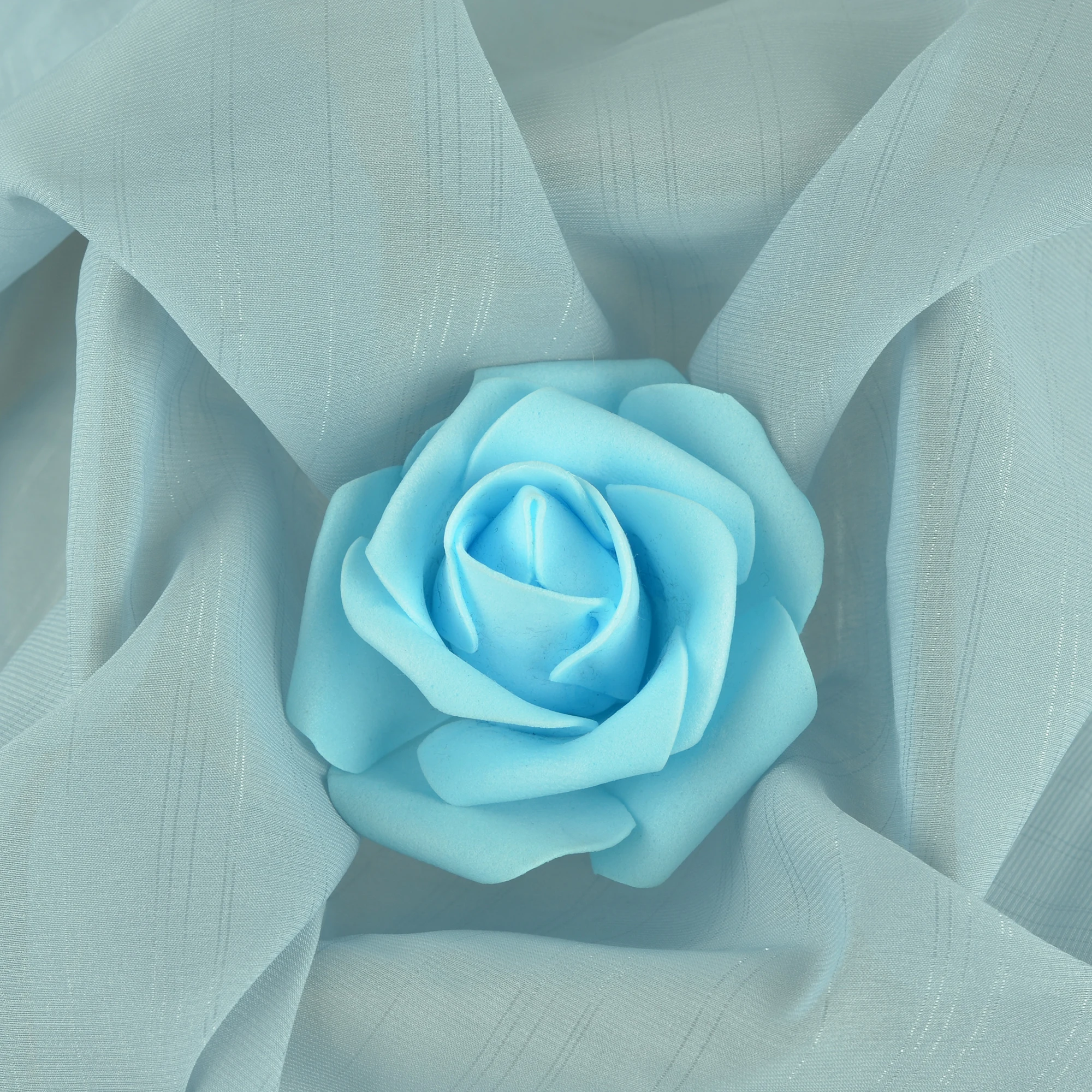 Irregular stripe bright silk organza polyester organza fabric wholesale breathable skirt blouse dress fabric