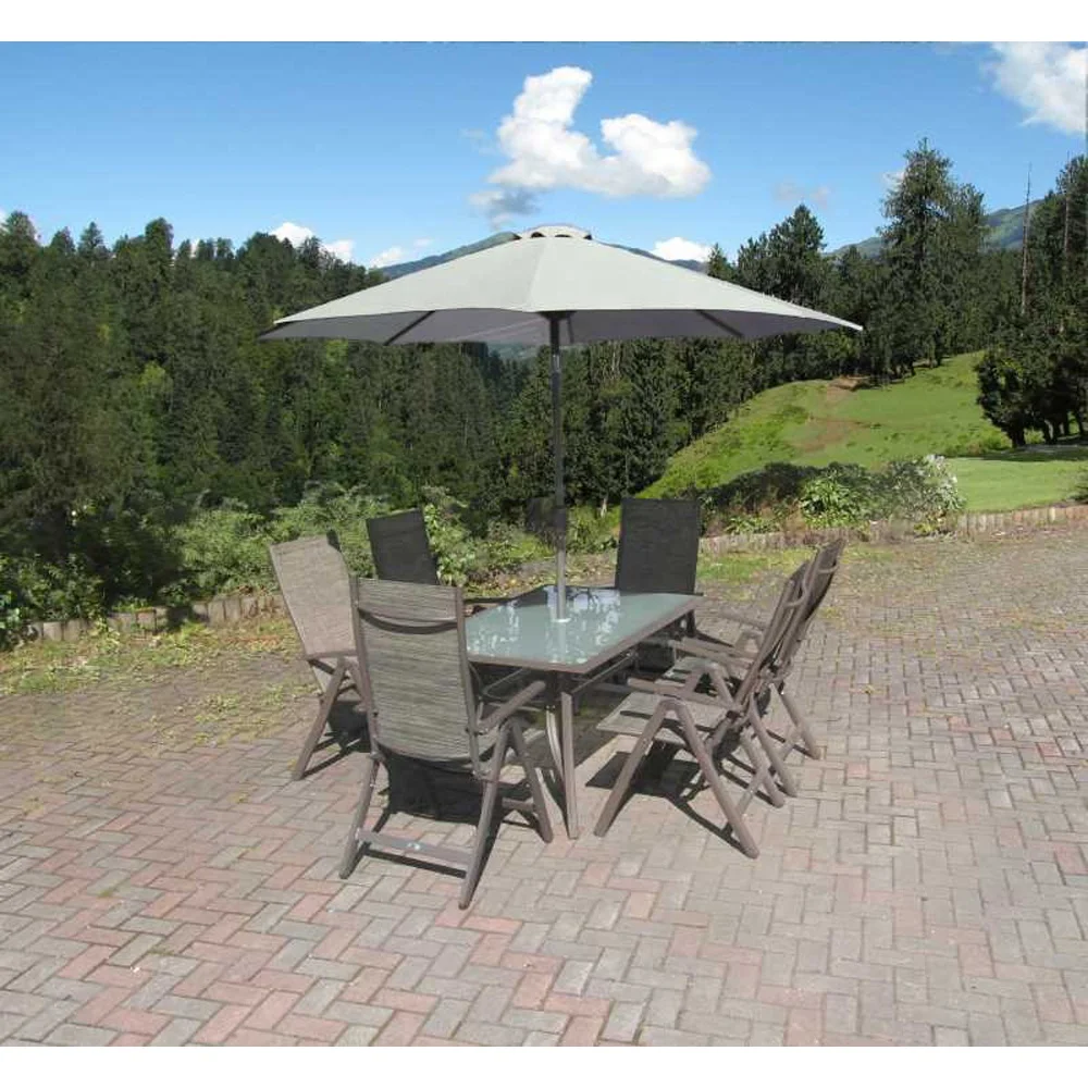 best seller outdoor sectional dining table and chair in Europe market