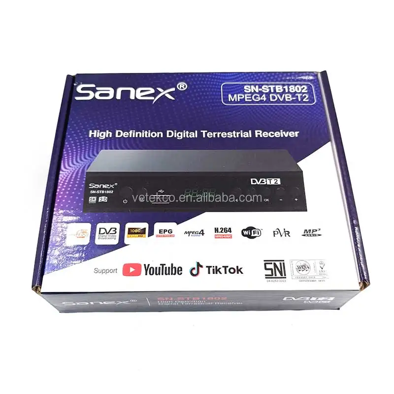 Set top box tv digital New Full Free to Air FTA HD Smart Digital TV Receiver 1080P Set-top Box DVB T2 Decoder Tuner MPEG