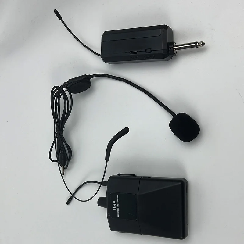 Профессиональный беспроводной микрофон UHF портативная гарнитура Lavalier с передатчиком для учителей направляющих речь