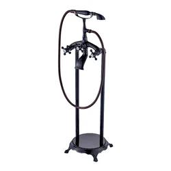 Telephone shape freestanding bathtub faucet floor stand faucets