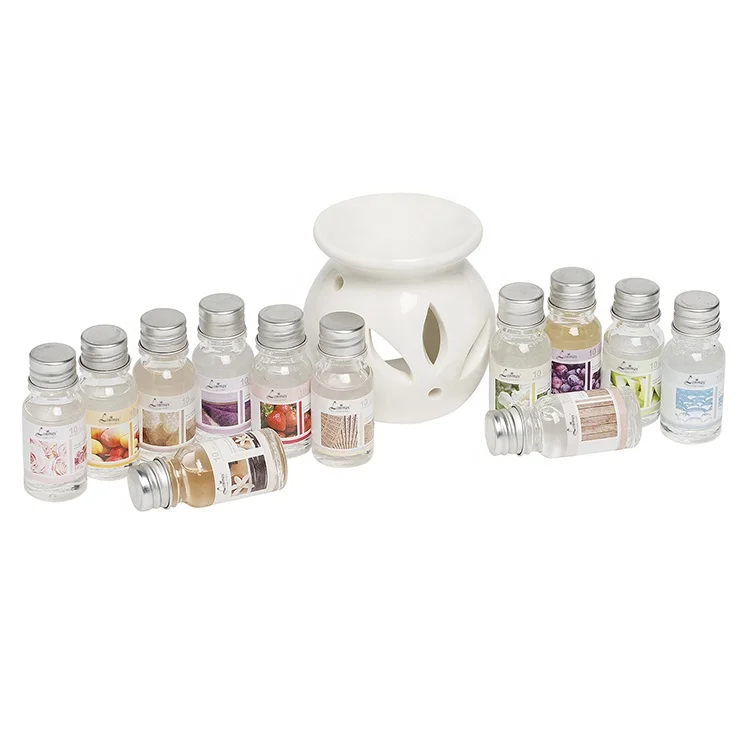 Wholesale Aroma Stove Gift Set Essential Oil Burner Ceramic Candle Warmer Wax Melt Warmer