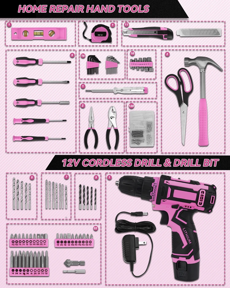 219 Pcs Pink Tool Set (4).jpg