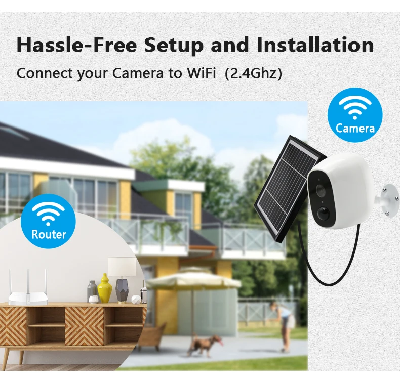 Y6S3 Amazon Wireless Indoor 4G Solar Powered WIFI CCTV Security Camera With Night Vision