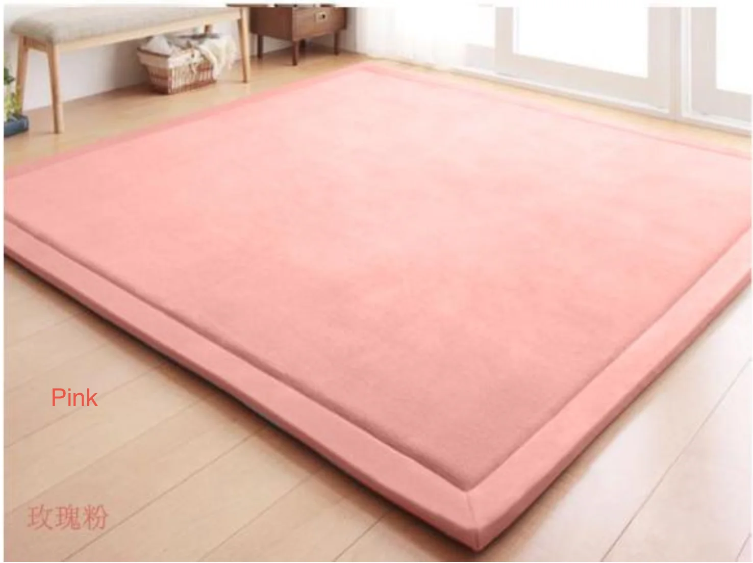 Super Soft Flannel Kids Play Tatami Mat in Rich Colors for Election