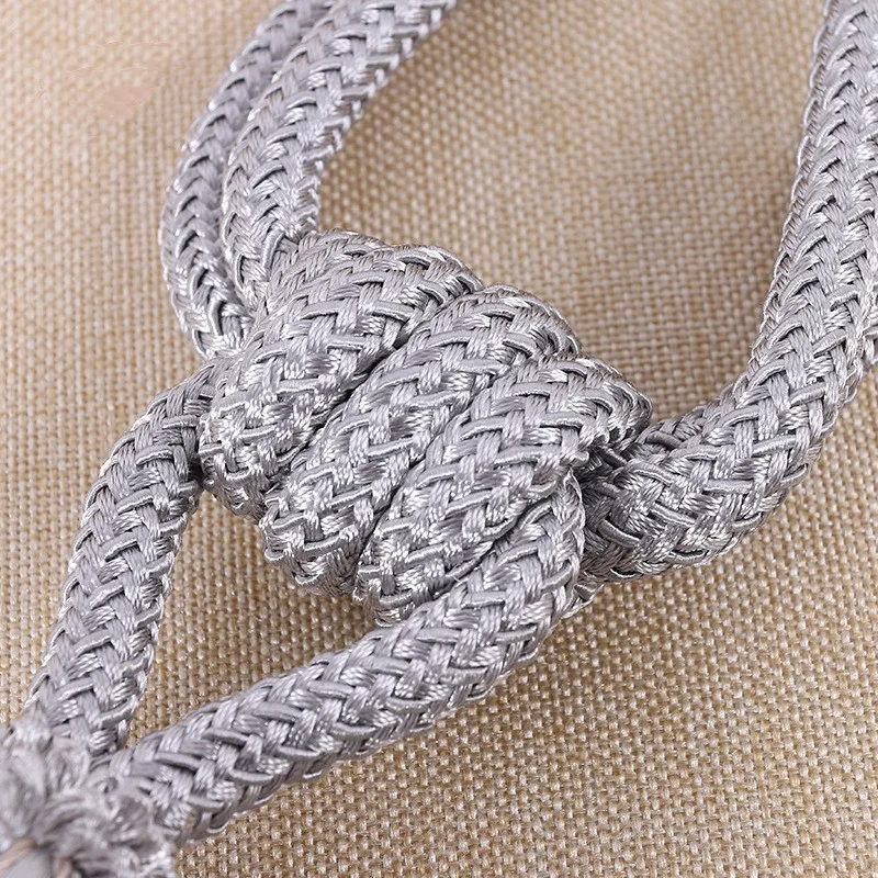 Wholesale European Style Curtain Rocket Ball Rope Hanging Ball Tassel Tie Rope Curtain Decoration