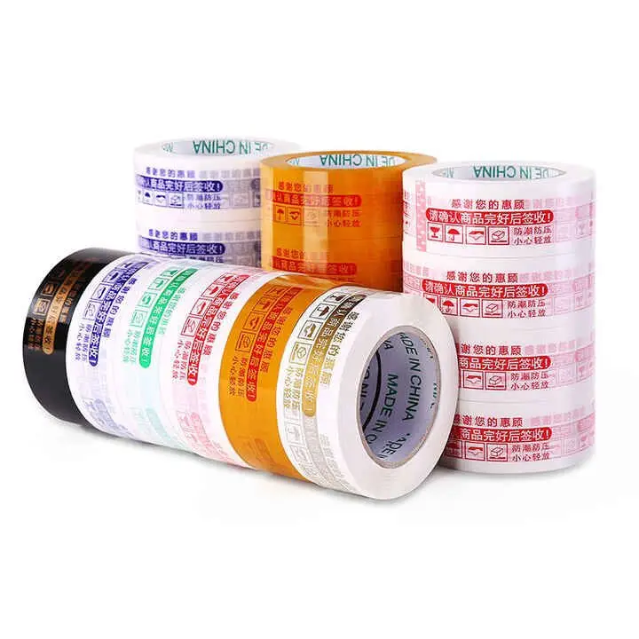 Packaging Box Adhesive Logo Printing Packing Opp Custom Bopp Printed Tape - Buy Adhesive Egypt Shipping Custom Personalized Wate