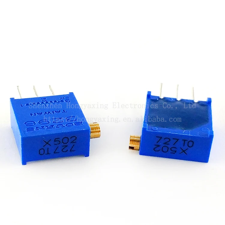 3296X-1-502LF adjustable potentiometer 5K side adjustment precision multi turn resistor bourns  potentiometer
