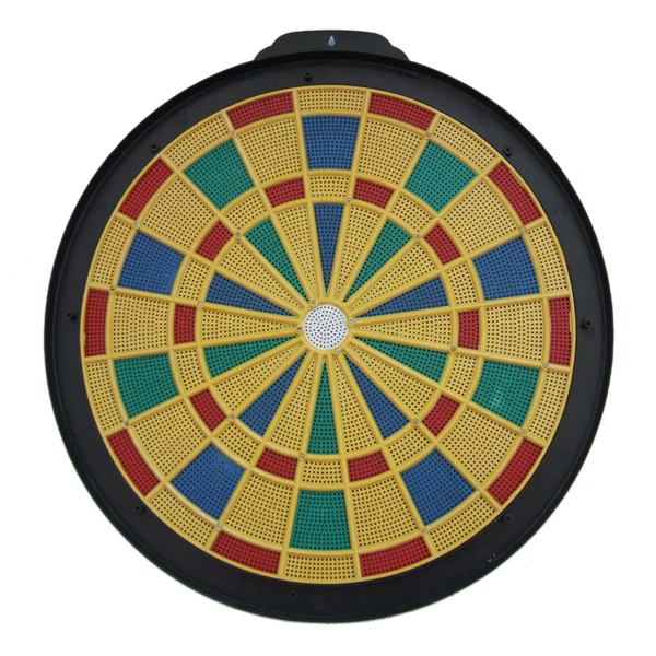 Hanging Indoor Darts And Kids Dart Board Set 18 Inch Plastic Dartboard With 6 Soft Tip Darts For Children And Adults