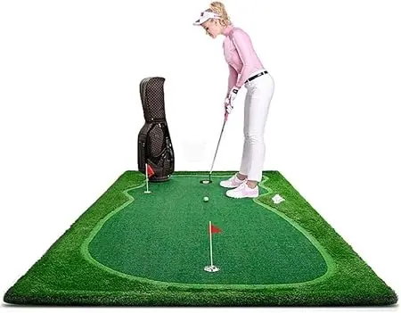 Factory OEM Portable Golf Mat Putting Rubber Mat For Mini Golf Putting Green
