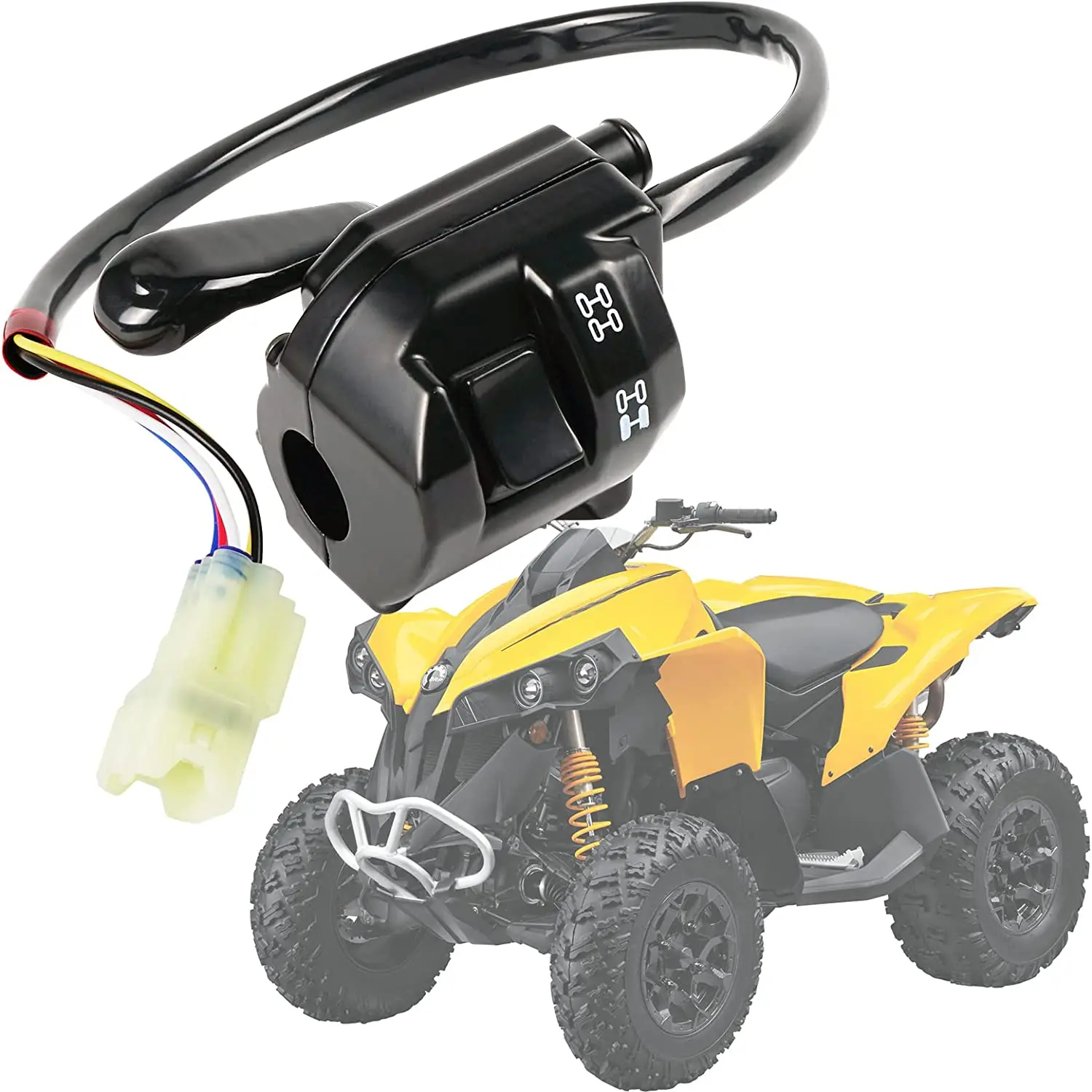 707000595 Hand Thumb Throttle Lever Assy Black Fits for 2008-2021 ATV Can-Am Outlander Renegade