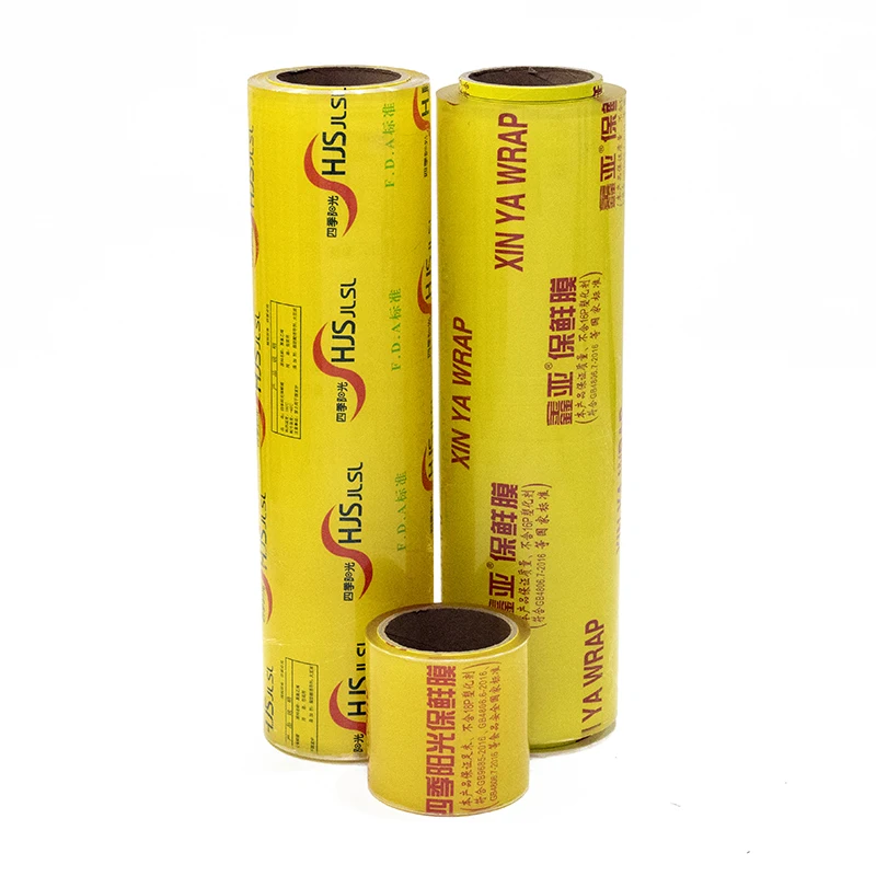 Plastic Wrapping PVC Cling Film Sticky Wrap for Food Keeping