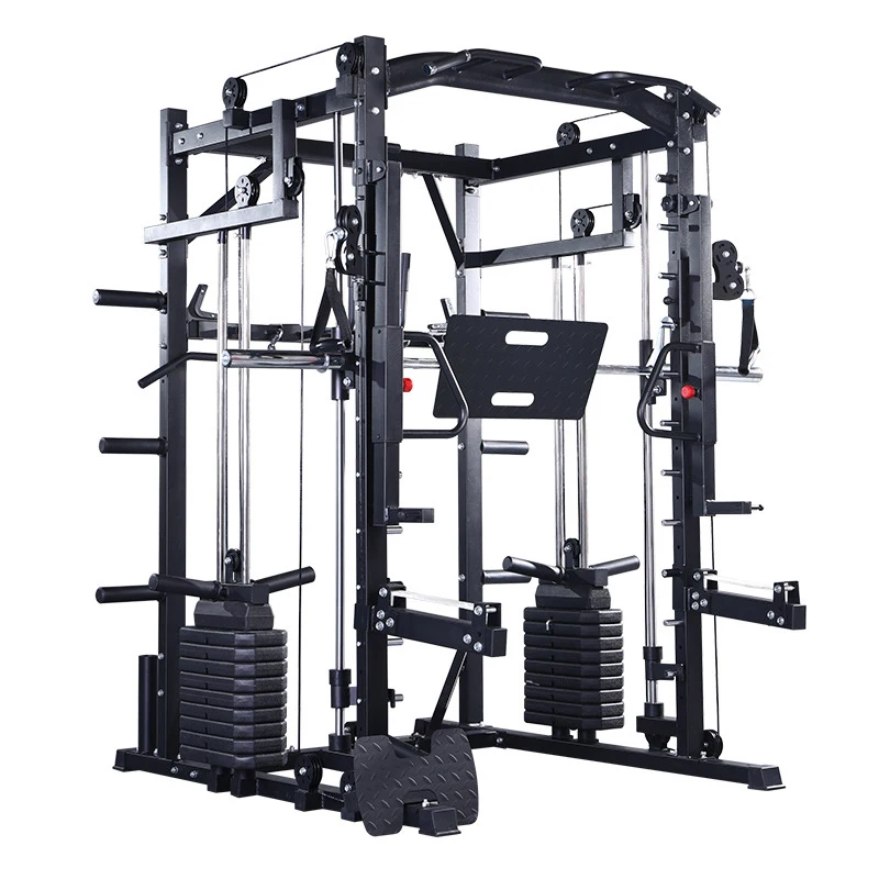 Manufacturer Selling Smith Machine Weight Gym Squat Rack Bench Press Gantry Comprehensive training Equipment