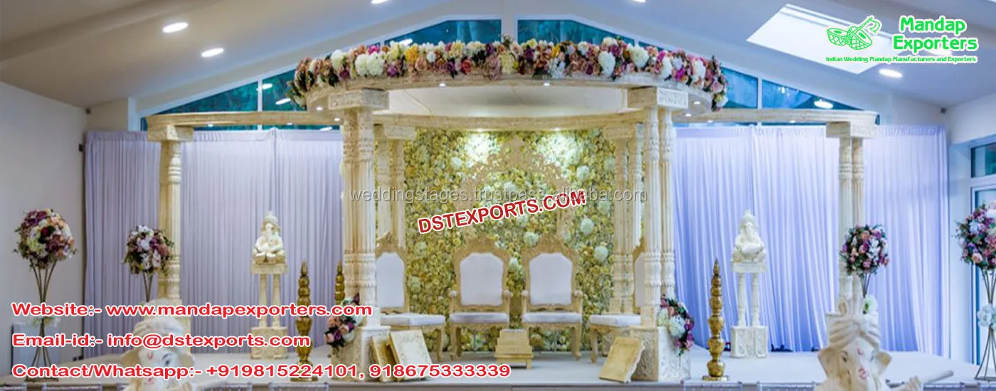 South Indian Wedding Maharaja Crown Mandap Marvelous