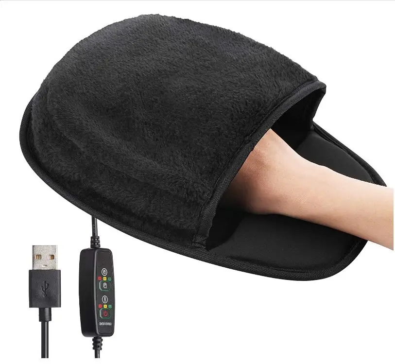Customized USB heating pad hand warmer for working in winter mouse pad
